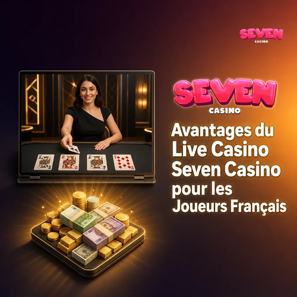 Avantages du live casino Seven Casino pour les joueurs français : tables HD, interface française, paiements SEPA