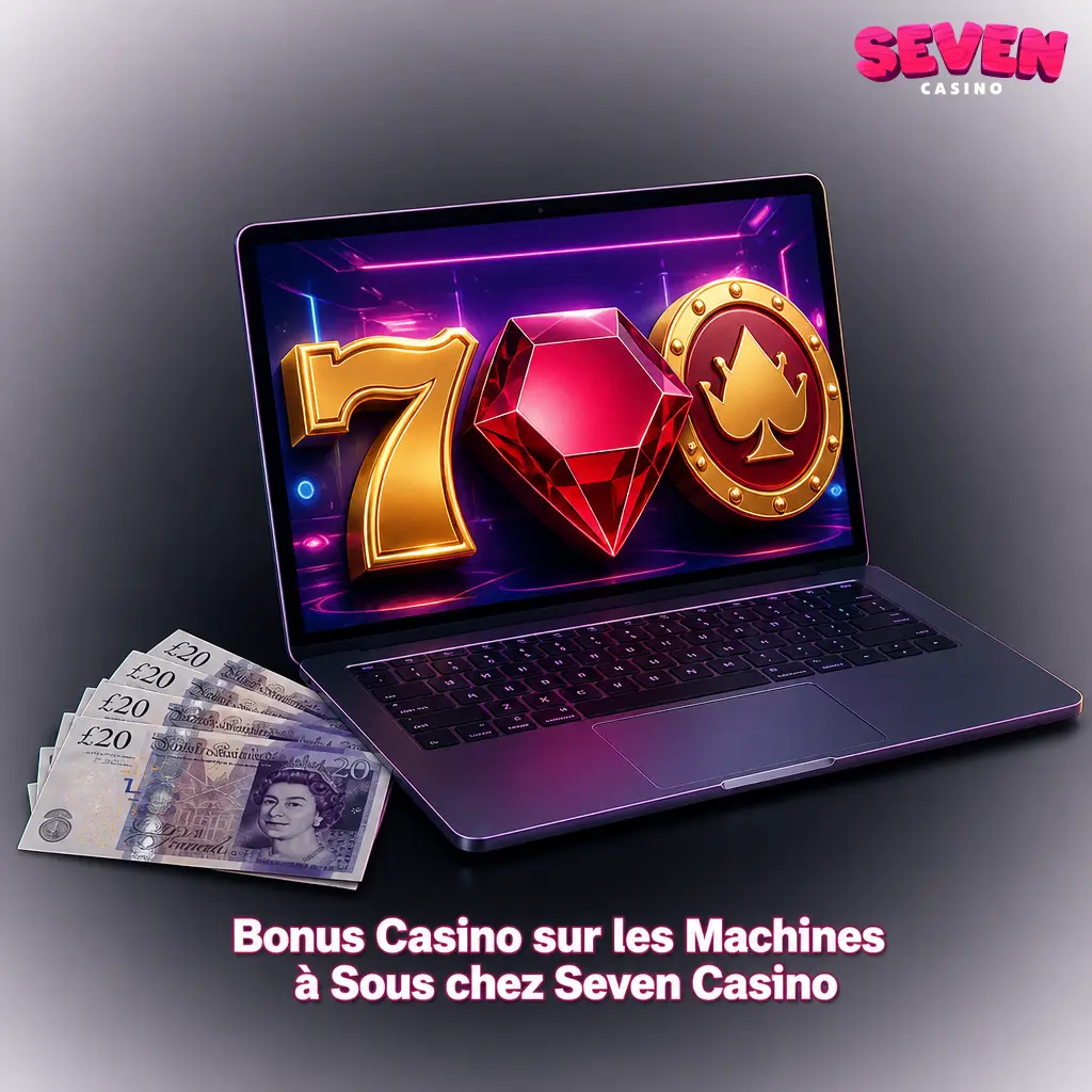Bonus casino Seven Casino : jusqu'à 450% et 7 500 EUR sur les machines à sous, dépôt minimum 20 EUR