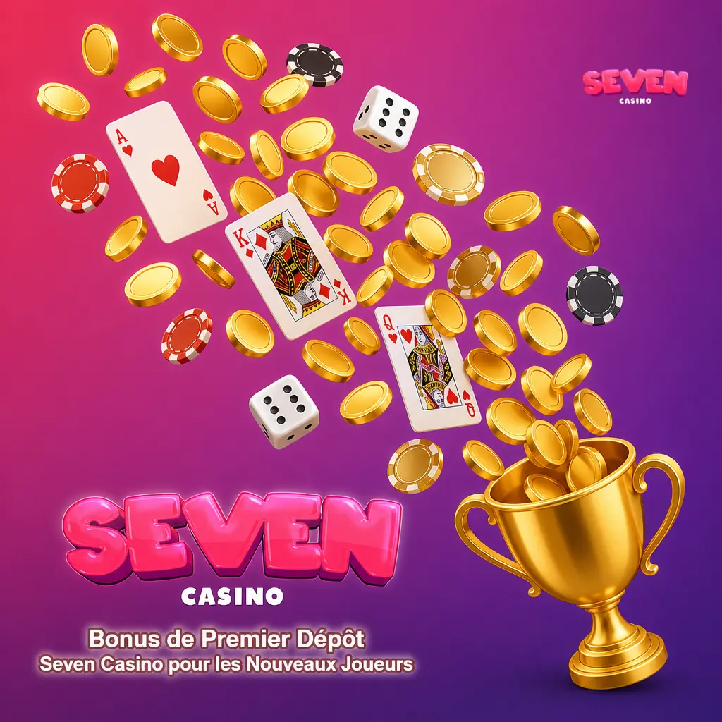 Bonus de bienvenue Seven Casino 450% jusqu'à 7500 EUR sur les slots pour nouveaux joueurs français
