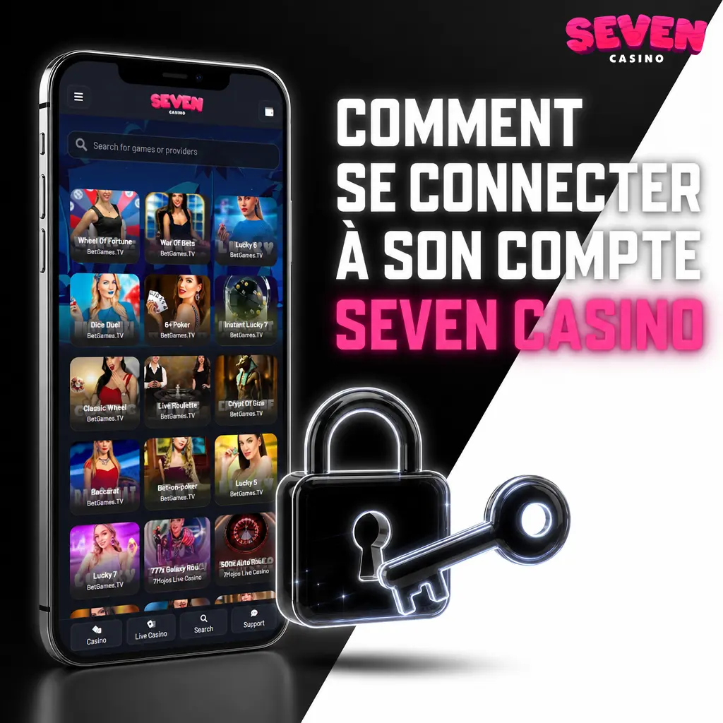 Étapes pour se connecter à son compte Seven Casino et accéder au tableau de bord personnel