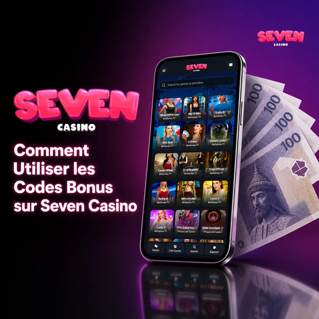 Guide étape par étape pour utiliser un code bonus Seven Casino lors d'un dépôt