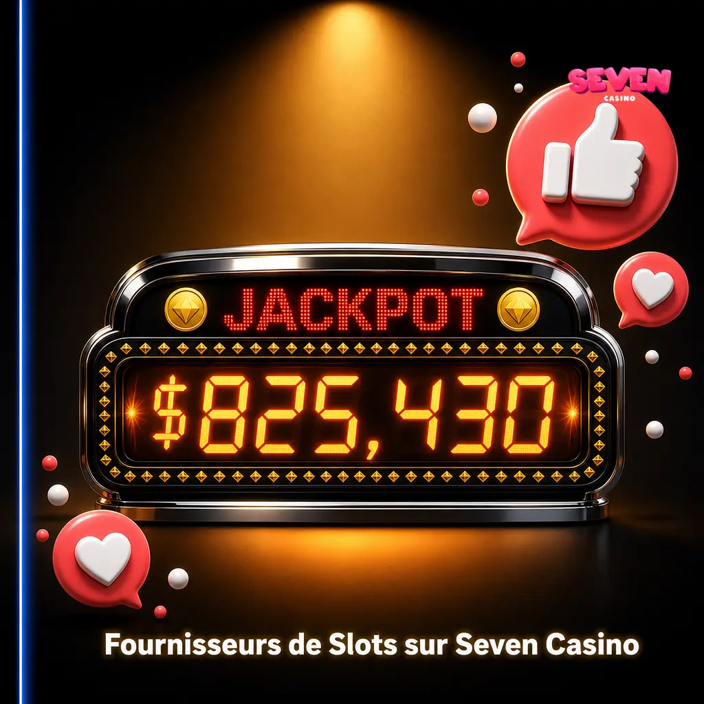 Fournisseurs de slots Seven Casino : Pragmatic Play, NetEnt, Microgaming et plus de 60 studios iGaming certifiés