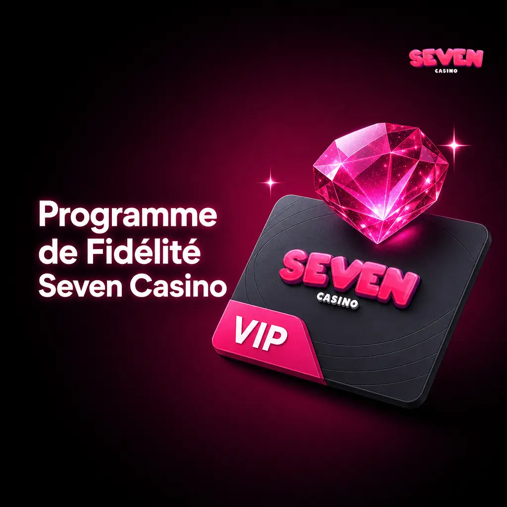 Programme de fidélité Seven Casino avec niveaux Bronze, Argent, Or, Platine et Diamant pour joueurs en France