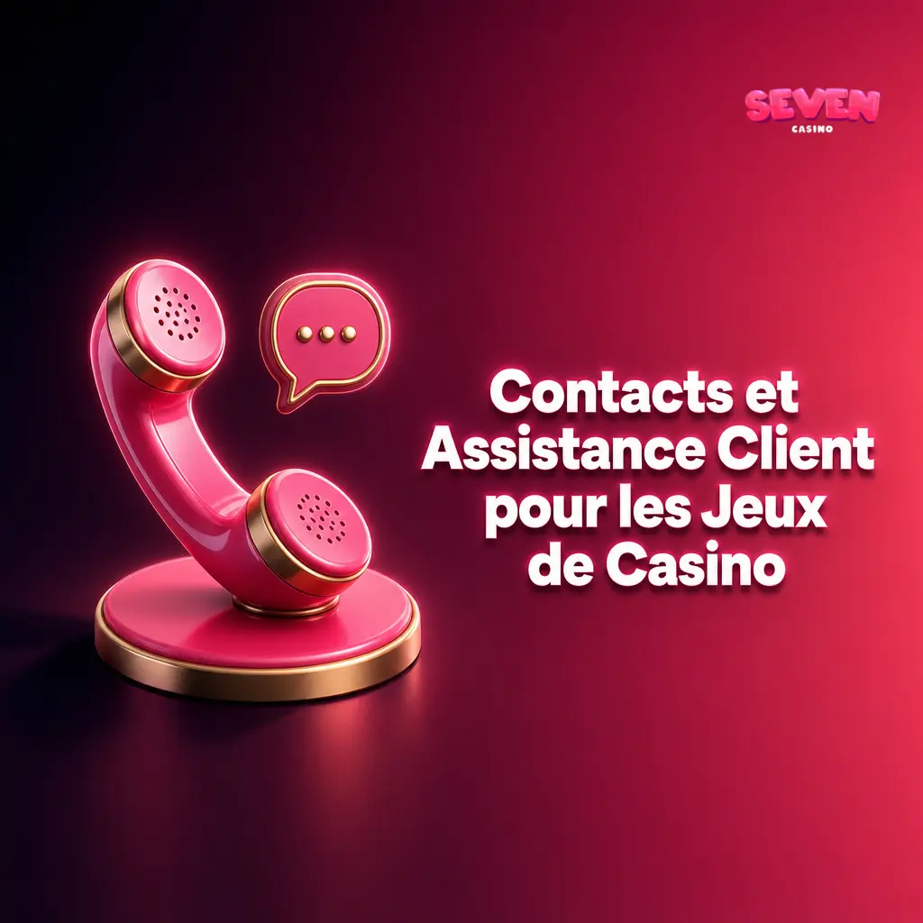 Assistance client Seven Casino 24h/24 : chat en direct, e-mail et FAQ pour joueurs français