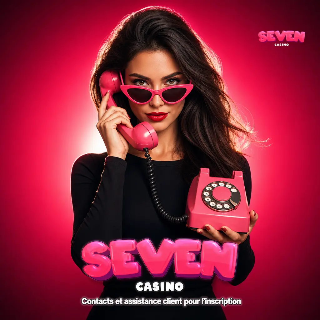 Équipe support Seven Casino disponible 24h/24 via chat, email et FAQ pour aider les joueurs français à l'inscription