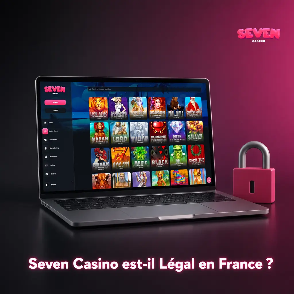 Seven Casino licence Curaçao Gaming Authority numéro 8048/JAZ, jeu sécurisé et équitable pour joueurs français