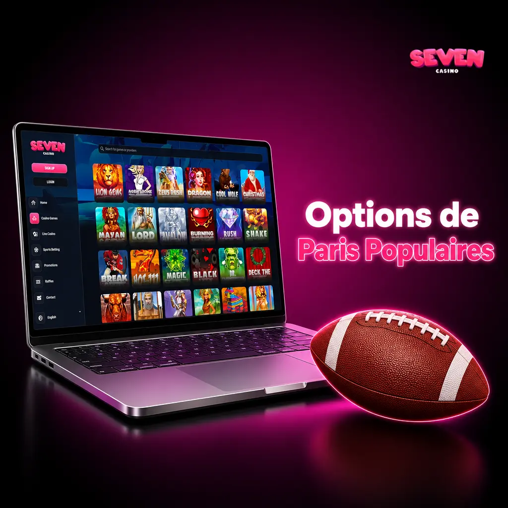 Options de paris populaires sur Seven Casino : antepost, combinés et handicap pour tous les parieurs