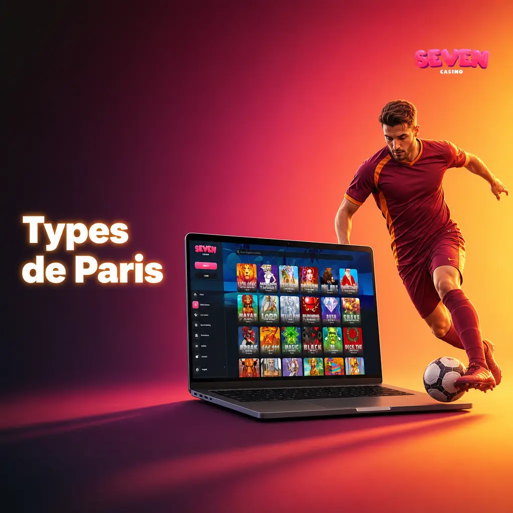 Types de paris Seven Casino : simple, combiné, système, cote fixe et live pour tous les joueurs